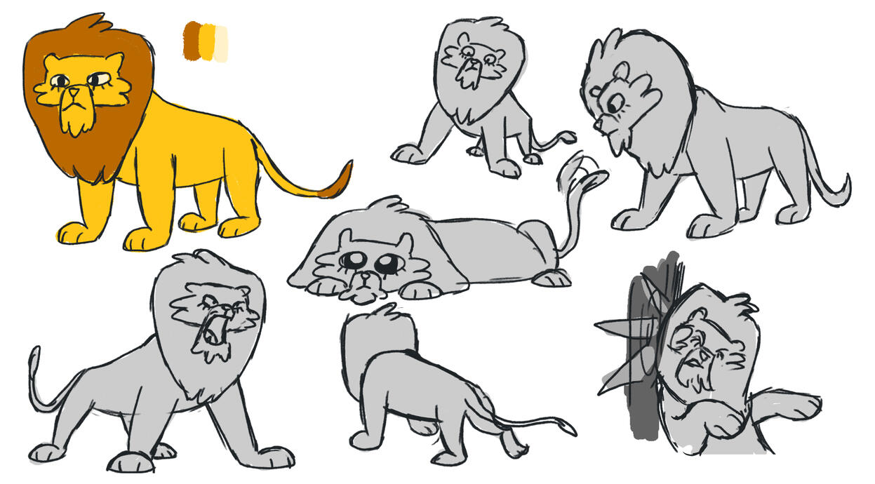 Lion Poses