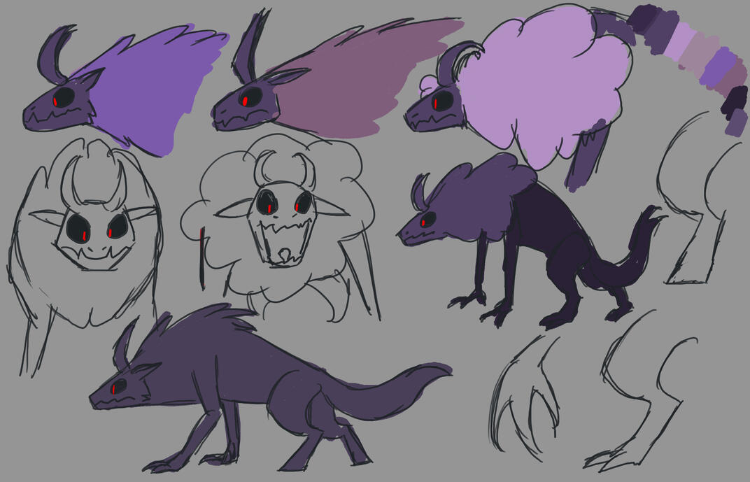 Monster Concept Sketches