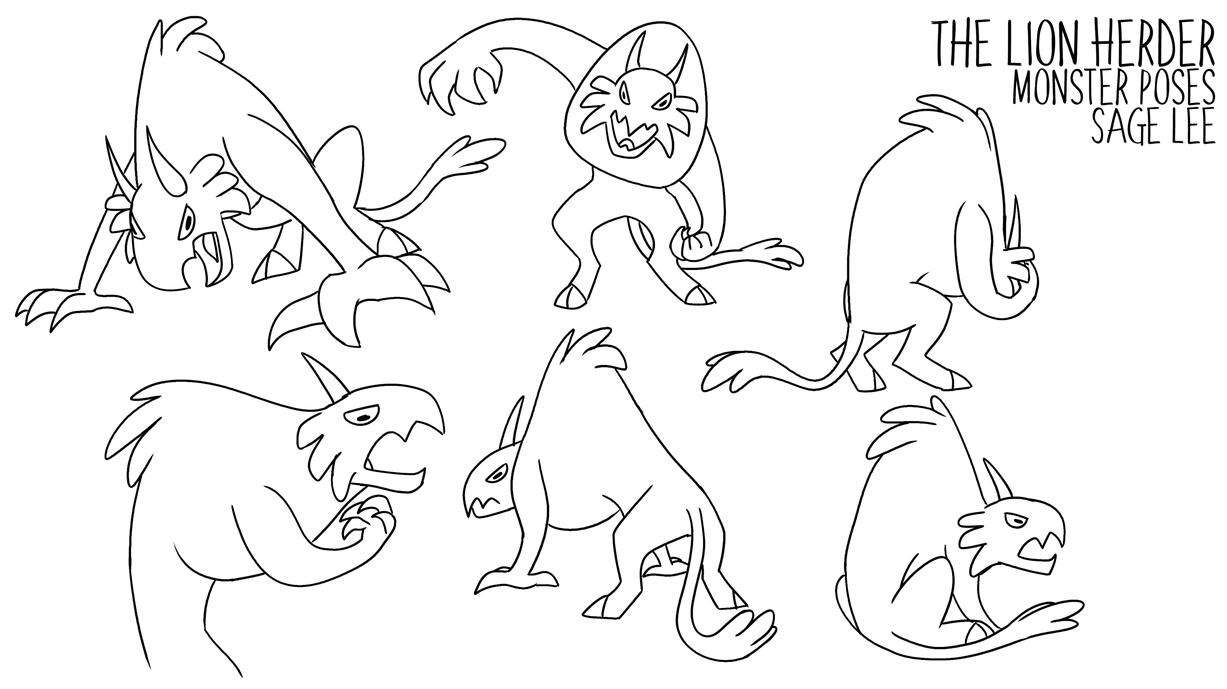 Monster Poses